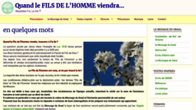 What Fils-de-l-homme.e-monsite.com website looked like in 2020 (3 years ago)