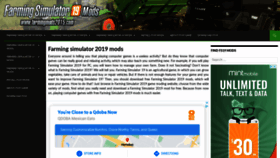 What Farmingmods2015.com website looked like in 2020 (3 years ago)