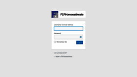 What Fsfhanaesthesia.com website looked like in 2020 (3 years ago)