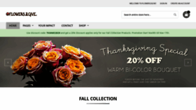 What Flowers2give.com website looked like in 2020 (3 years ago)