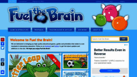 What Fuelthebrain.com website looked like in 2020 (3 years ago)