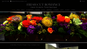 What Freshcutromance.com website looked like in 2020 (3 years ago)