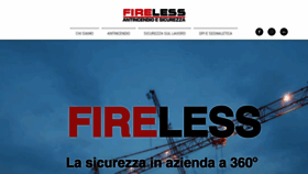 What Fireless.it website looked like in 2020 (3 years ago)