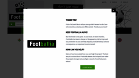 What Footballia.net website looked like in 2020 (3 years ago)