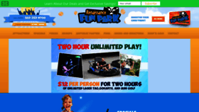 What Funatthepark.com website looked like in 2020 (3 years ago)