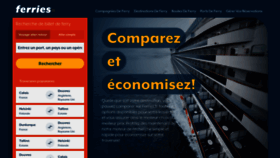 What Ferries.fr website looked like in 2020 (3 years ago)