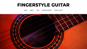 What Fingerstyle-guitar-today.com website looked like in 2020 (3 years ago)