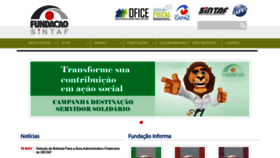 What Fundacaosintaf.org.br website looked like in 2020 (3 years ago)