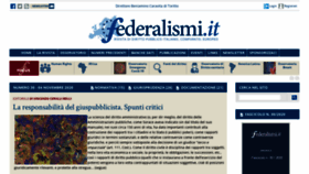 What Federalismi.it website looked like in 2020 (3 years ago)
