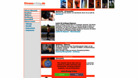 What Fitnesserfolg.de website looked like in 2020 (3 years ago)