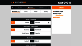 What Fixtures365.com website looked like in 2020 (3 years ago)