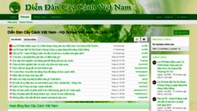 What Forum.caycanhvietnam.com website looked like in 2020 (3 years ago)