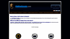 What Flatfeecanada.com website looked like in 2020 (3 years ago)