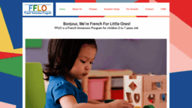 What Frenchforlittleones.com website looked like in 2020 (3 years ago)