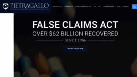 What Falseclaimsact.com website looked like in 2020 (4 years ago)