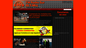 What Fmradiosur.com website looked like in 2020 (3 years ago)