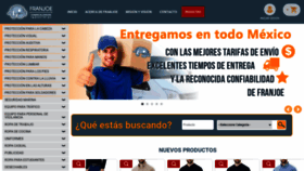 What Franjoeseguridad.com website looked like in 2020 (3 years ago)