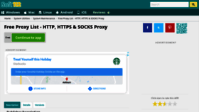 What Free-proxy-list-http-https-socks-proxy.soft112.com website looked like in 2020 (3 years ago)