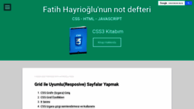 What Fatihhayrioglu.com website looked like in 2020 (3 years ago)
