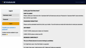 What Fopstraining.ryanair.com website looked like in 2020 (3 years ago)
