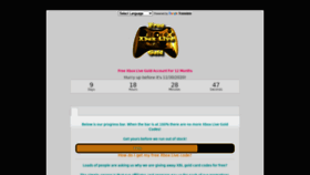 What Freexblgold.com website looked like in 2020 (3 years ago)