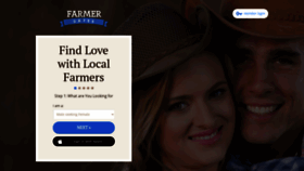 What Farmerdates.com website looked like in 2020 (3 years ago)
