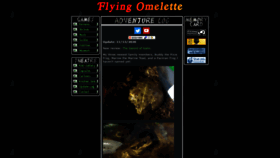 What Flyingomelette.com website looked like in 2020 (3 years ago)