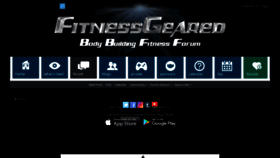 What Fitnessgeared.com website looked like in 2020 (3 years ago)