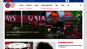 What Fcbayern-fr.com website looked like in 2020 (3 years ago)
