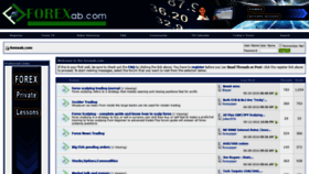 What Forexab.com website looked like in 2020 (3 years ago)