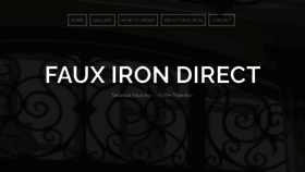What Fauxirondirect.com website looked like in 2020 (3 years ago)