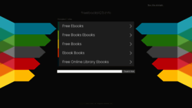 What Freebooks123.info website looked like in 2020 (3 years ago)