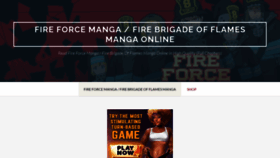 What Fireforcemangaonline.com website looked like in 2020 (3 years ago)