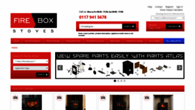 What Fireboxstoves.co.uk website looked like in 2020 (3 years ago)