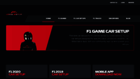 What F1gamesetup.com website looked like in 2020 (3 years ago)