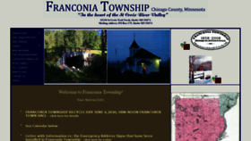 What Franconiamn.us website looked like in 2020 (3 years ago)