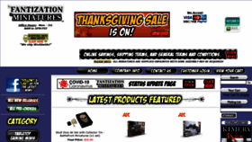 What Fantization.com website looked like in 2020 (3 years ago)