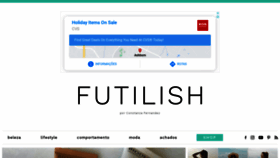 What Futilish.com website looked like in 2020 (3 years ago)