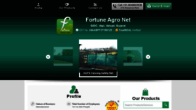 What Fortuneagronet.net website looked like in 2020 (3 years ago)