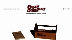 What Freshsawdust.com website looked like in 2020 (3 years ago)
