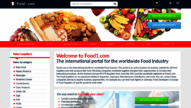 What Food1.com website looked like in 2020 (3 years ago)