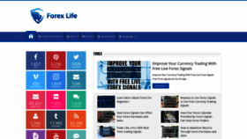 What Forex-life.com website looked like in 2020 (3 years ago)