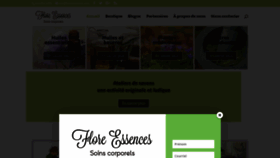 What Floreessences.com website looked like in 2020 (3 years ago)