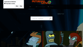 What Futurama-latino.net website looked like in 2020 (3 years ago)
