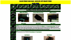What Forcedfour.com website looked like in 2020 (3 years ago)