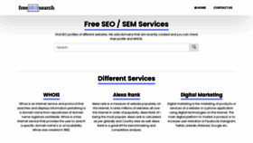 What Freeseosearch.com website looked like in 2020 (3 years ago)