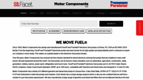 What Facet-purolator.com website looked like in 2020 (4 years ago)