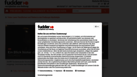 What Fudder.de website looked like in 2020 (3 years ago)