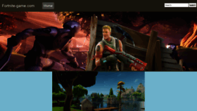 What Fortnite-game.com website looked like in 2020 (3 years ago)