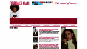 What Futurefacesmiami.com website looked like in 2020 (3 years ago)